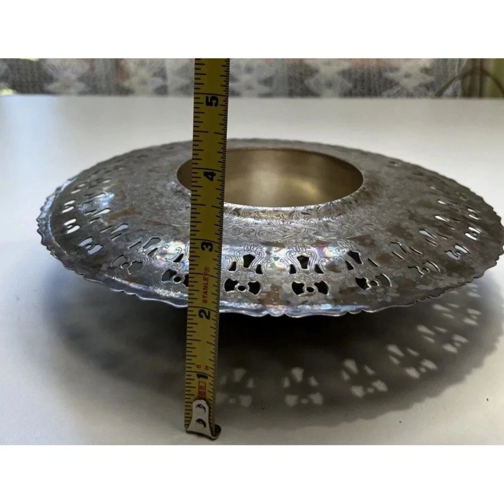 Vintage ESC‎ 2862 Silver Silverplate Dish  Collectible Nevermore